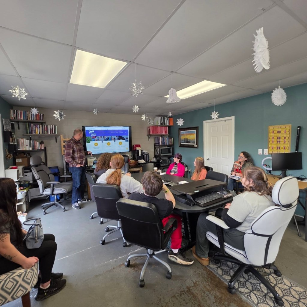Fall SOYW team in meeting at THINK in December 2025