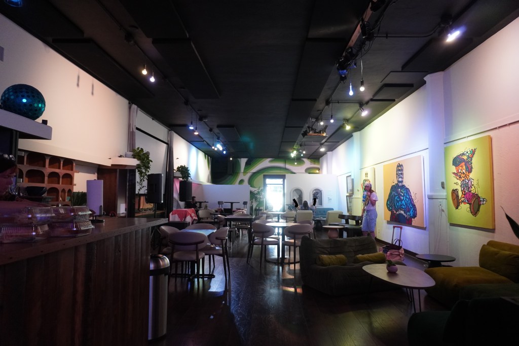 Interior White Rabbit looking towards front in Ashland, OR