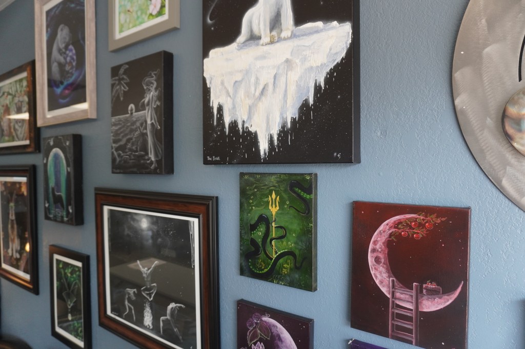 a picture of the Photo wall at THINK